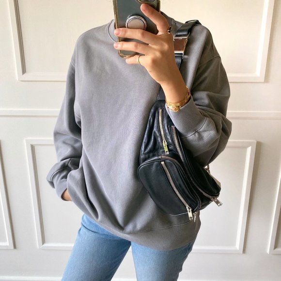 Worn 2x Artizia TNA COZYAF Boyfriend Crew - Picture 7 of 12